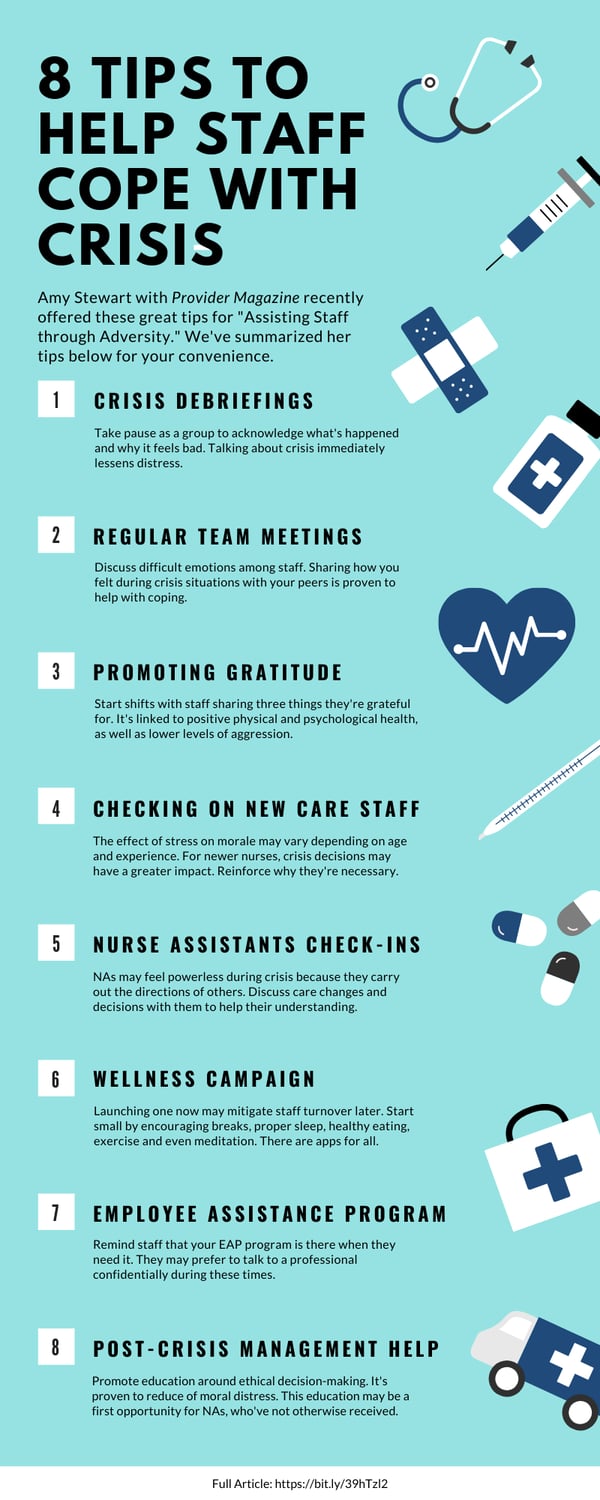 8 tips to help STAFf cope with crisis