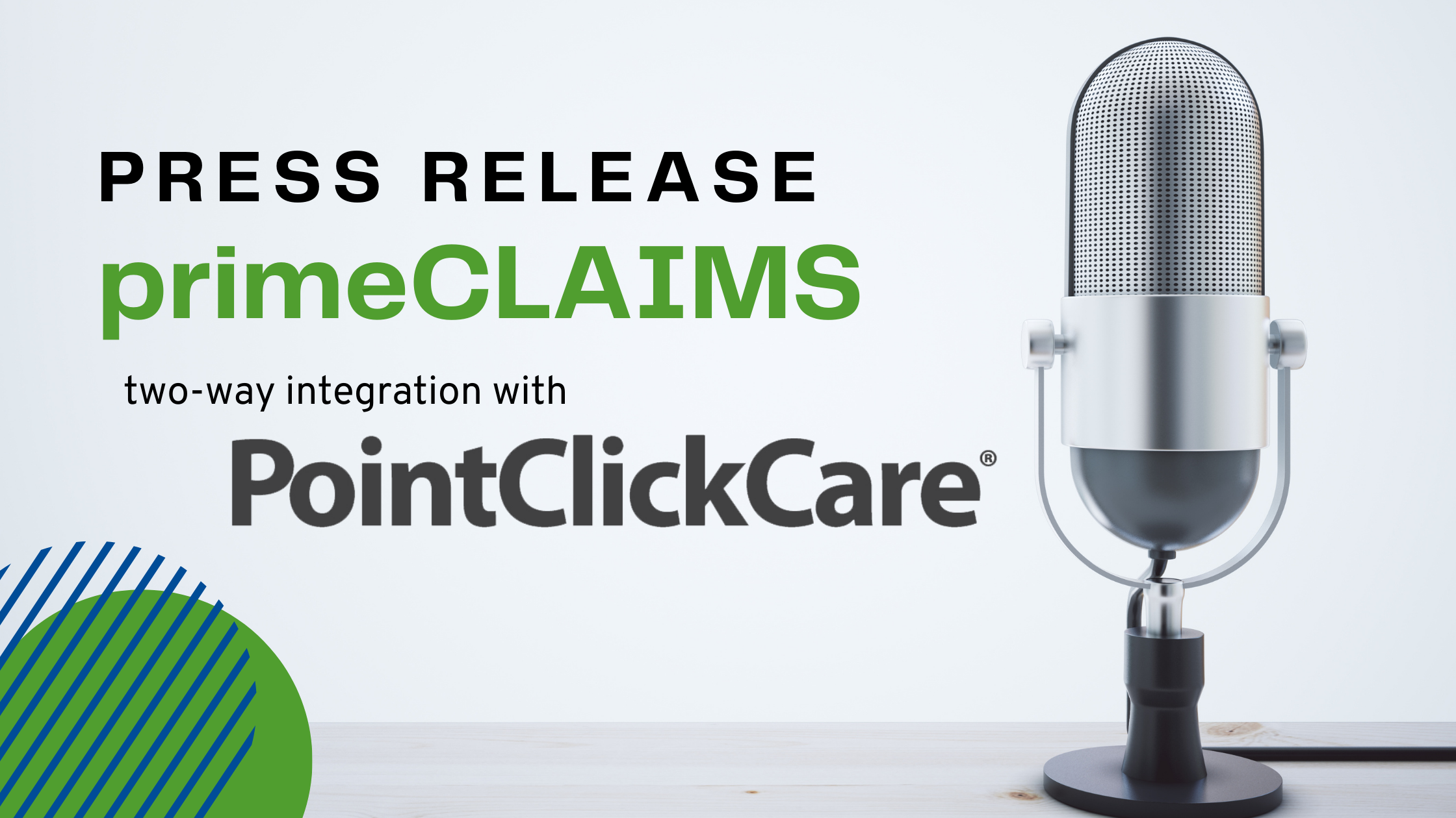 PrimeCLAIMS Joins PointClickCare Marketplace with EHR Integration
